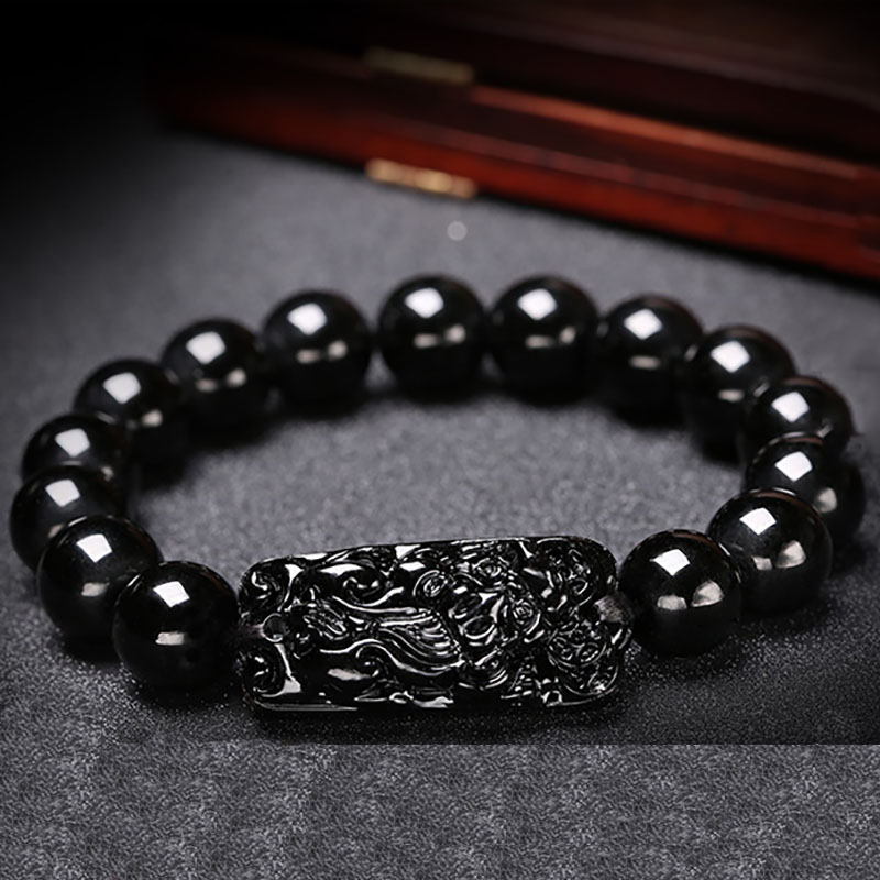 Health Wellness Products - Obsidian Pixiu Vòng Tay Kinh Phật