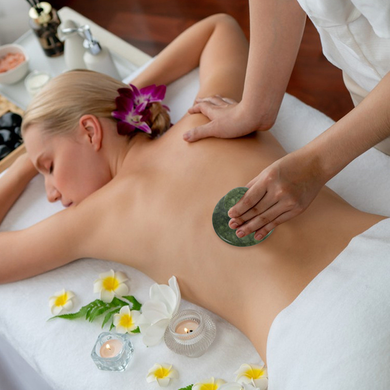 Jade Gua Sha Tool - Mushroom Gua Sha Massage Stone Jade
