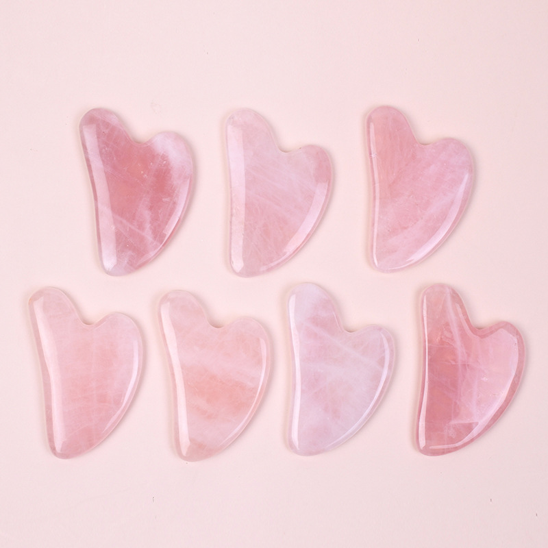 Jade Gua Sha Tool - Hot Selling A+ Rose Quartz Gua