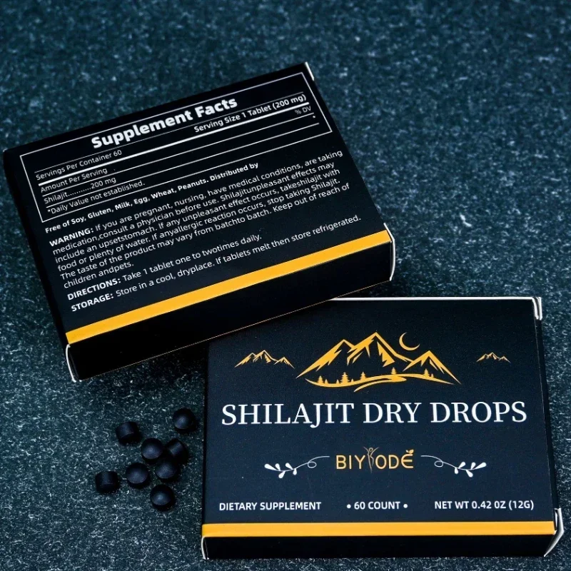 1 bottle 60 pills Shilajit Tab - đánh giá và giá Health Wellness Products