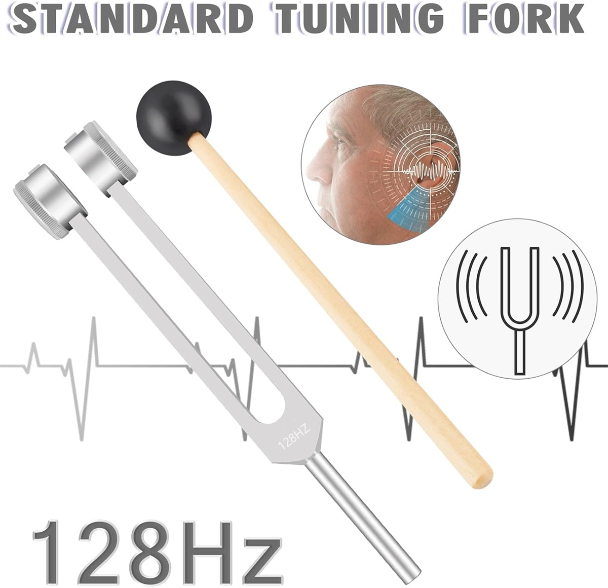 Miwayer 128Hz Tuning Fork: For - đánh giá và giá Holistic Health & Wellness