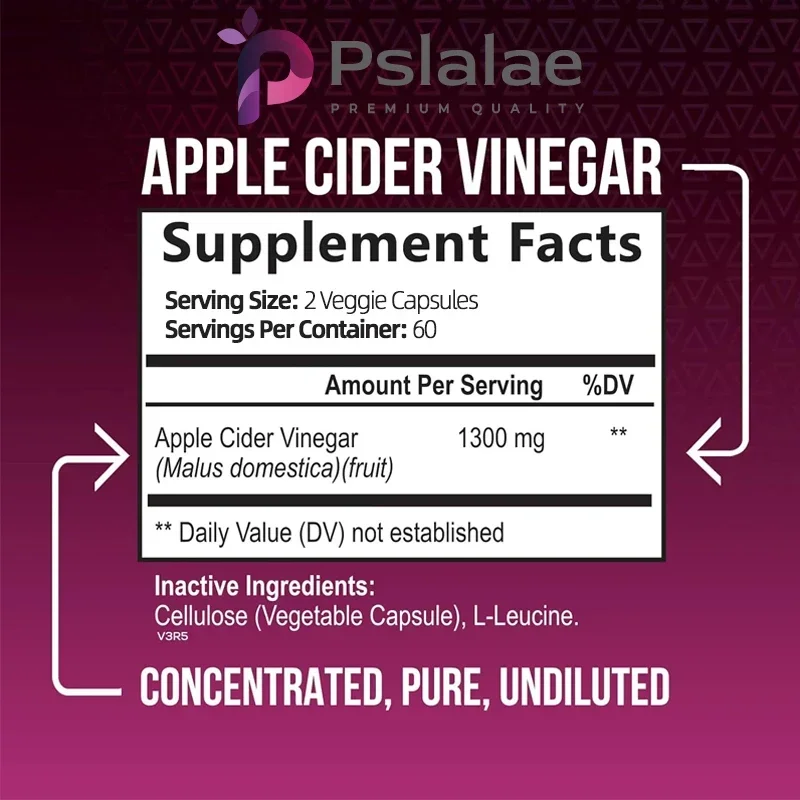 Apple Cider Vinegar Capsules - - đánh giá và giá Health Wellness Vitality