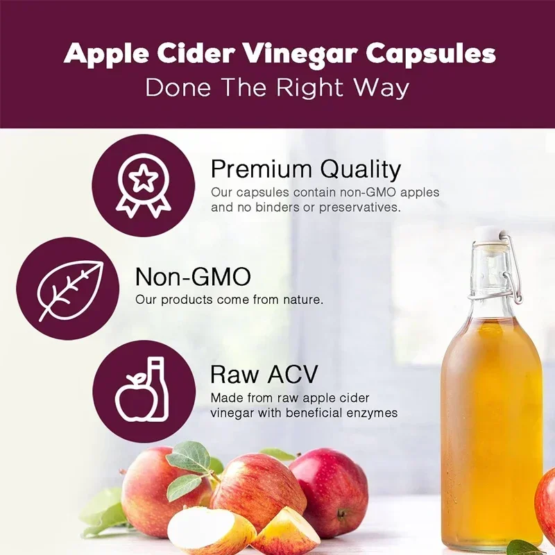 Apple Cider Vinegar Capsules - - đánh giá và giá Health Wellness Vitality