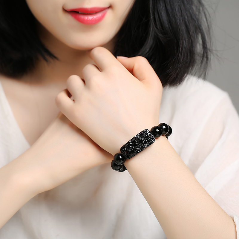 Obsidian Pixiu Vòng Tay Kinh P - đánh giá và giá Health Wellness Products