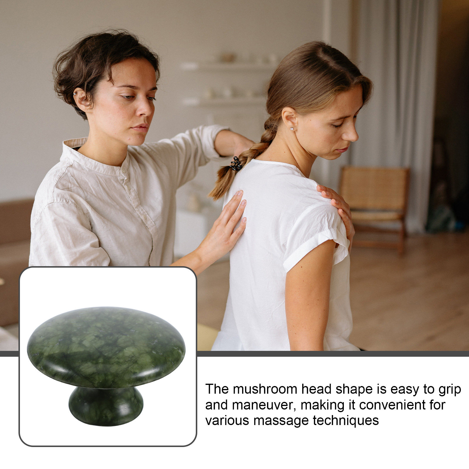 Mushroom Gua Sha Massage Stone - đánh giá và giá Jade Gua Sha Tool