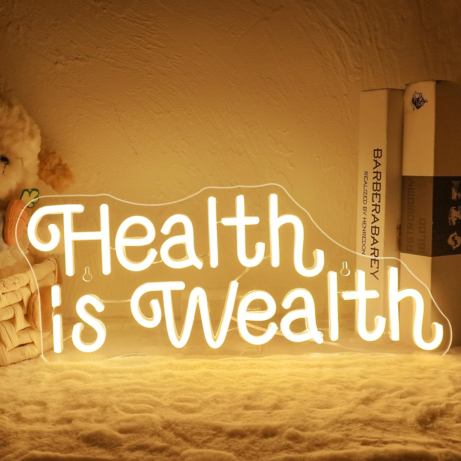 Health is Wealth Neon Sign USB - đánh giá và giá Health Wellness Office