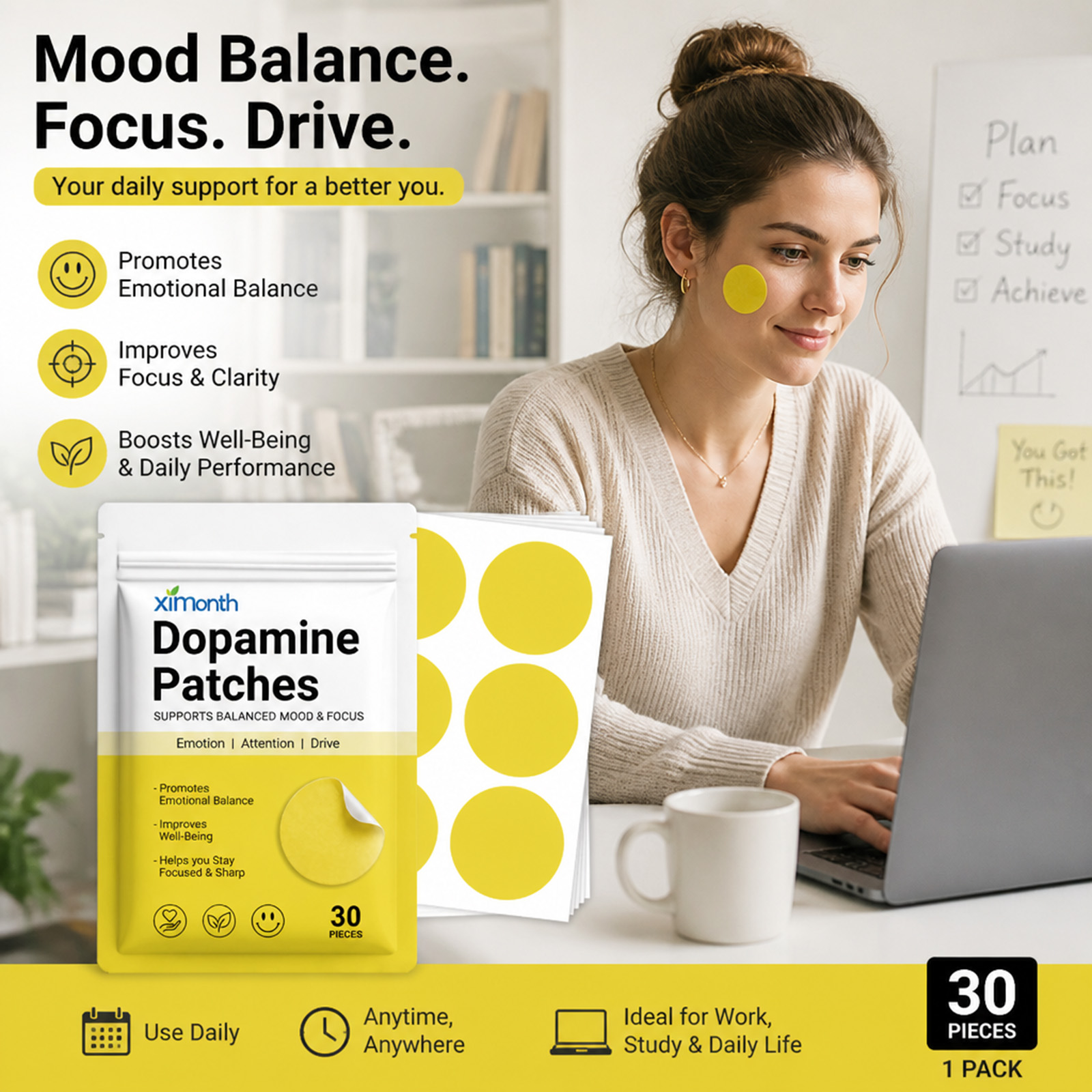Dopamine Patches Vitality Boos - đánh giá và giá Health Wellness Vitality