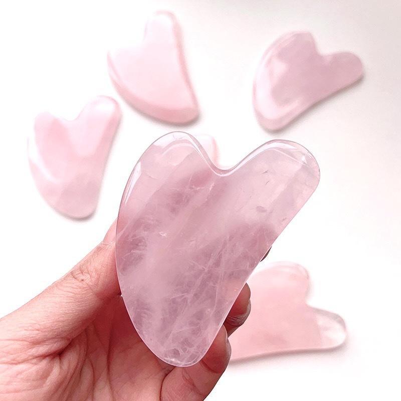 Heart Guasha Stone Face Rose N - đánh giá và giá Jade Gua Sha Tool