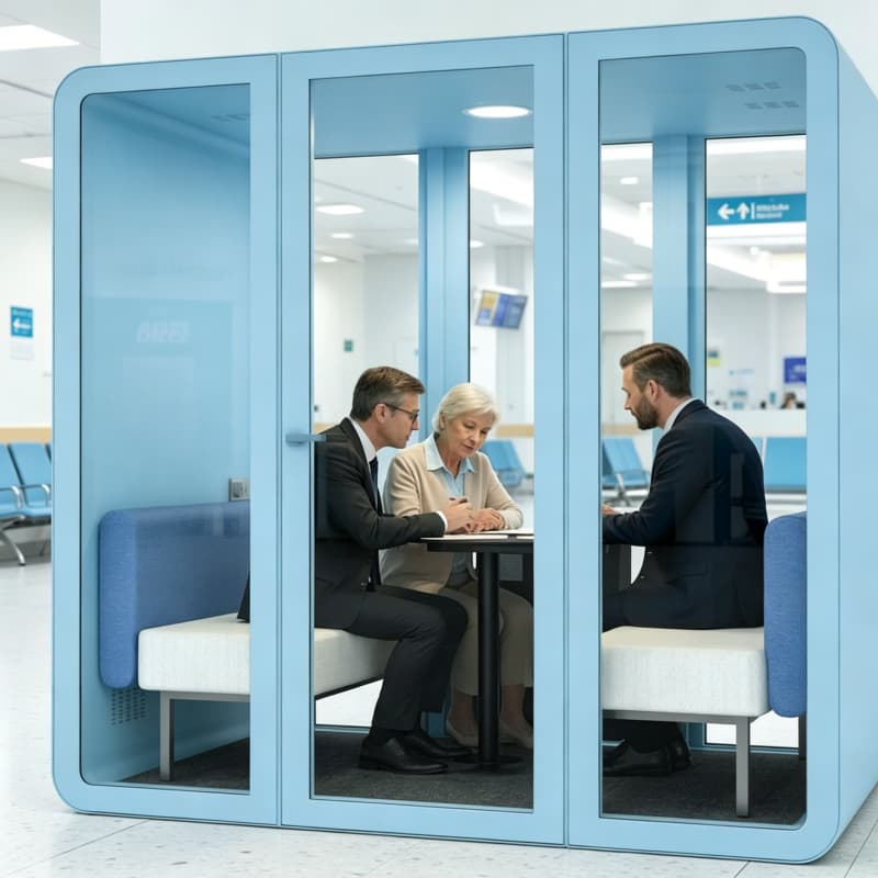 Wellness Pod Acoustic Silent B - đánh giá và giá Health Wellness Office