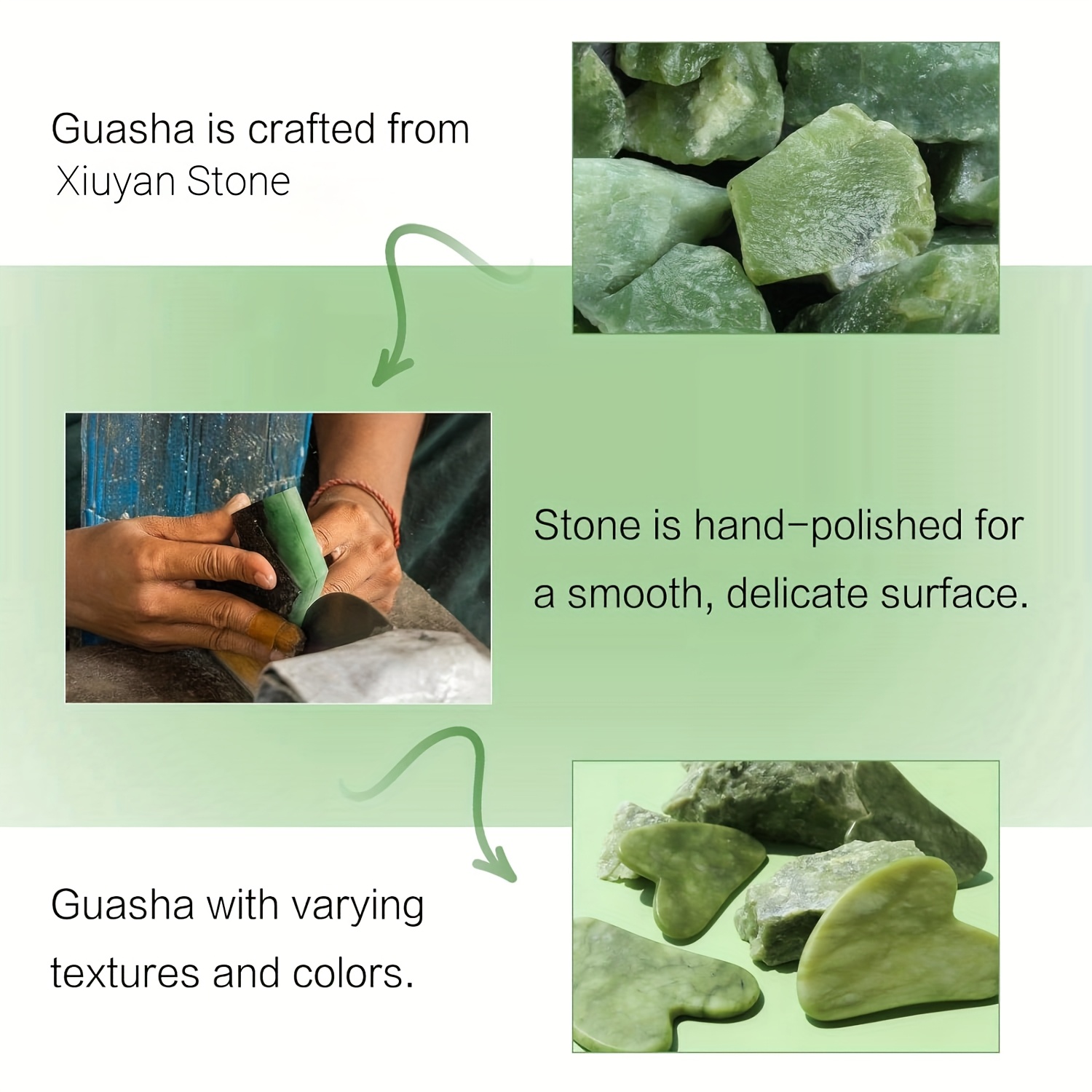 Facial Gua Sha Tool Jade Guash - đánh giá và giá Jade Gua Sha Tool