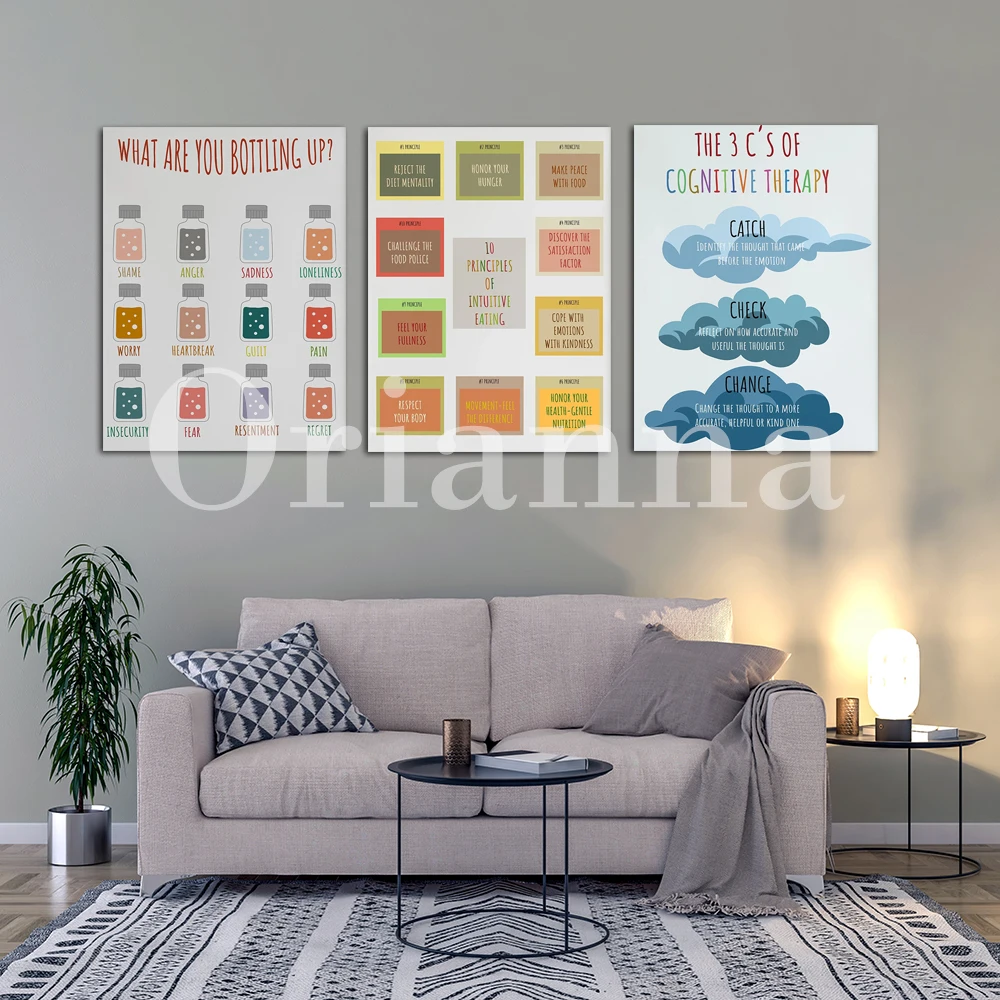 Therapy Mental Health Canvas P - đánh giá và giá Health Wellness Office